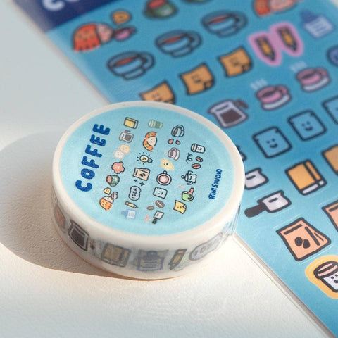 Kawaii Coffee Washi Tape
