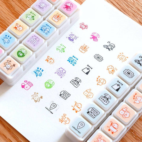 Mini 6 in 1 stamps - Everyday