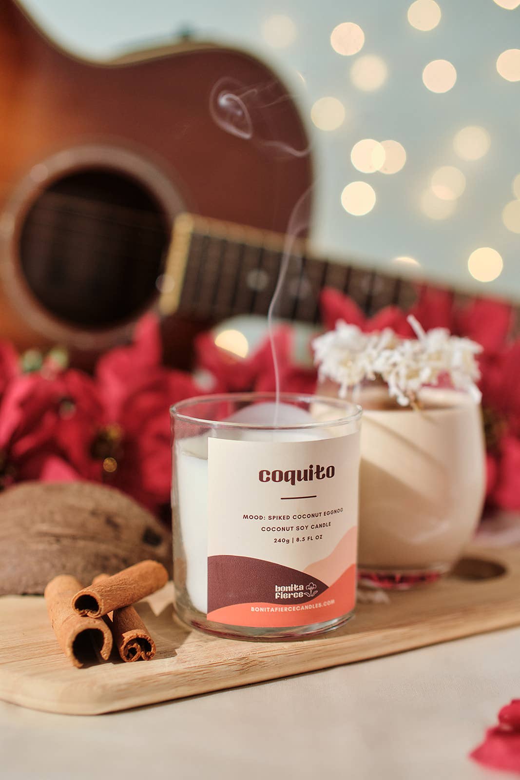 Bonita Fierce Candles Coquito Candle - Thumbnail 3