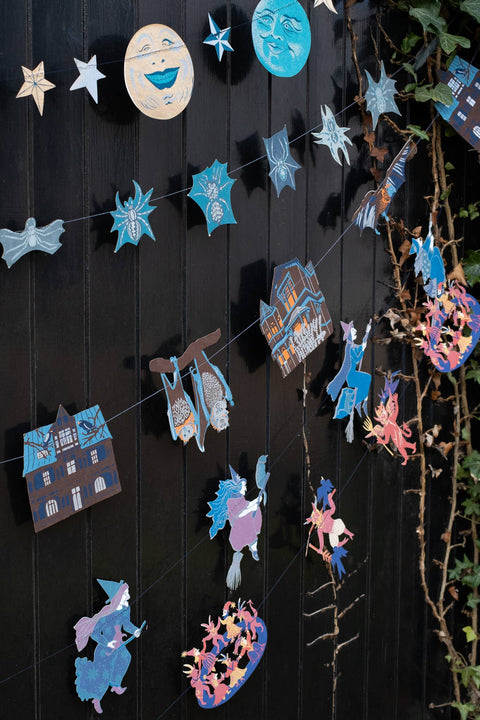 Haunted House Sewn Garland