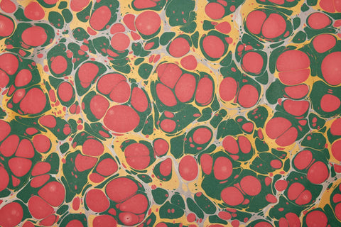 Stone Festive Mix Hand Marbled Wrapping Paper Sheets