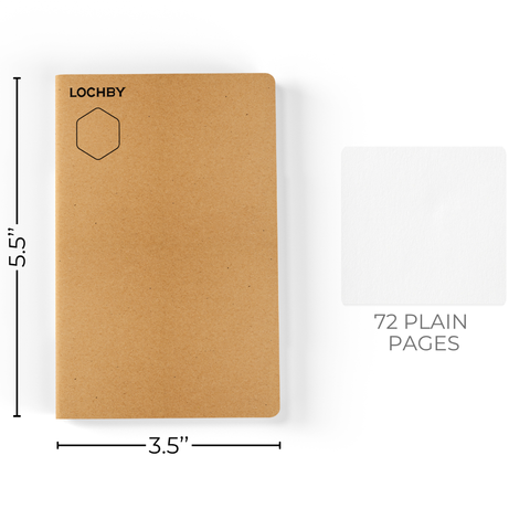 LOCHBY - Pocket-size Plain Notebook