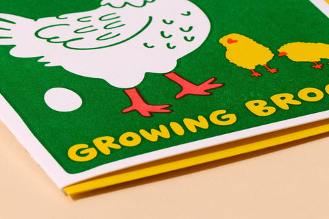 Growing Brood - New Baby Card