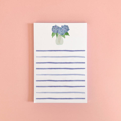 Hydrangea Notepad