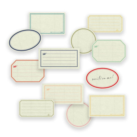 Ephemeria Paper Label Stickers, Rainbow