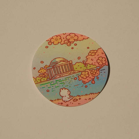2jingis2jing - Spring In DC - Foil Sticker