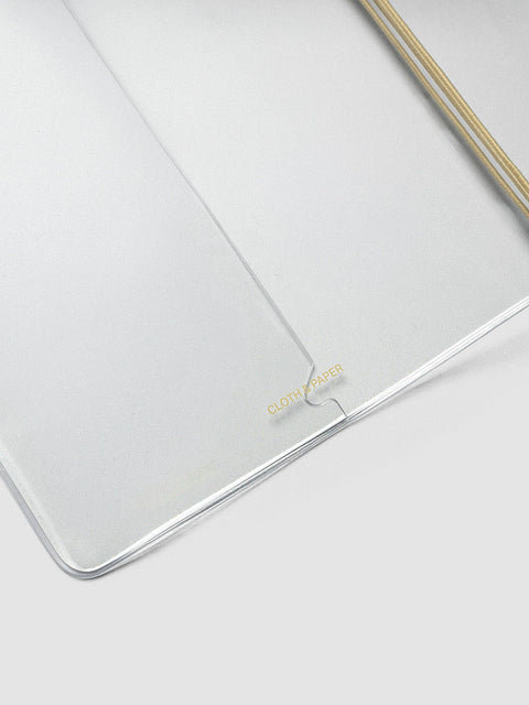 Clear Vinyl Travel Notebook Cover | A5 Slim