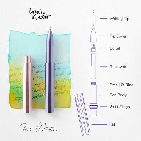 Tom's Studio - Wren - Fine Tips (pack of 3) 