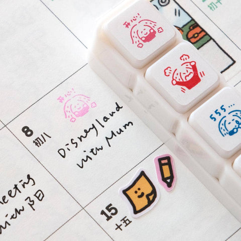 Mini 6 in 1 stamps - Mood