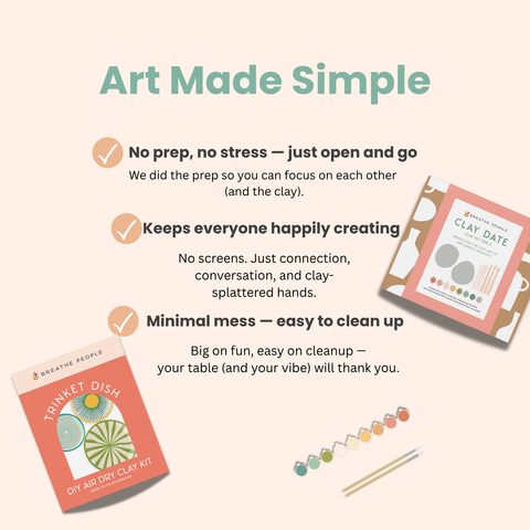 Holiday Ornament Air Dry Clay Kit
