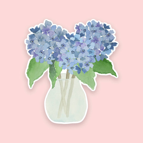 Hydrangea Sticker