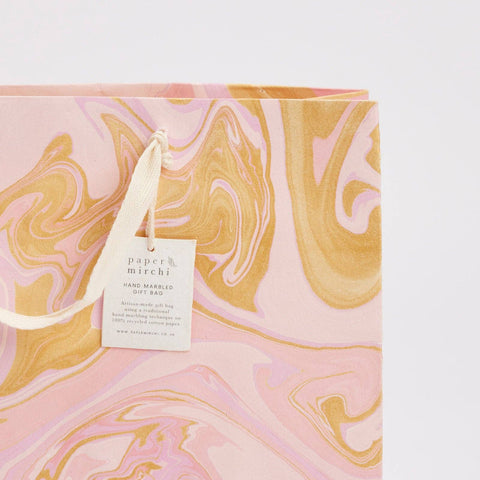 Large Celebration Hand Marbled Gift Bags