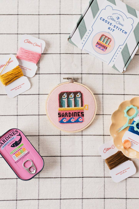 Sardines Cross Stitch Kit