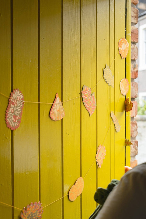 Autumn Blooms Sewn Garland
