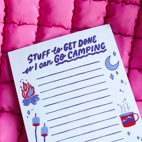 Camping Notepad