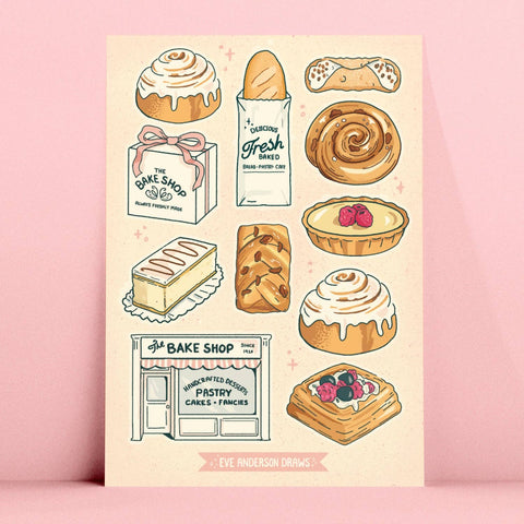 Bakery Sticker Sheet