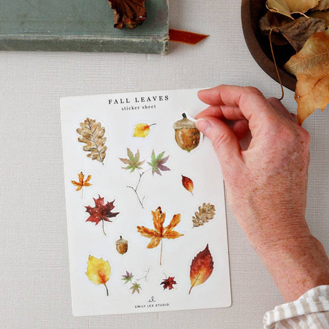 Autumn sticker sheets