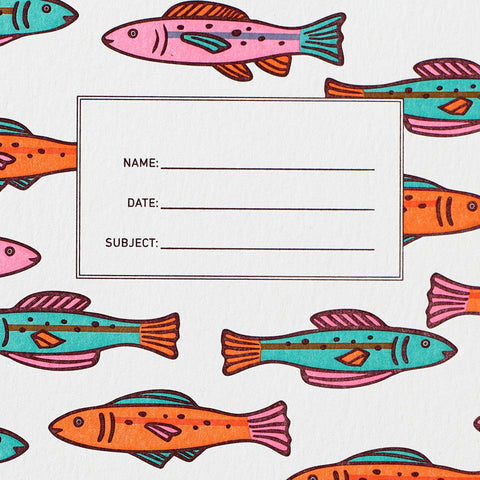 Colorful Fish Standard Notebook