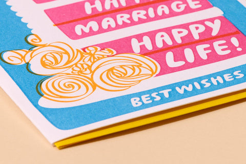 Happy Marriage/Life - Wedding Card