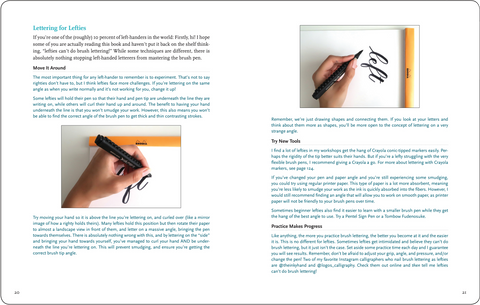 Brush Lettering from A to Z Book