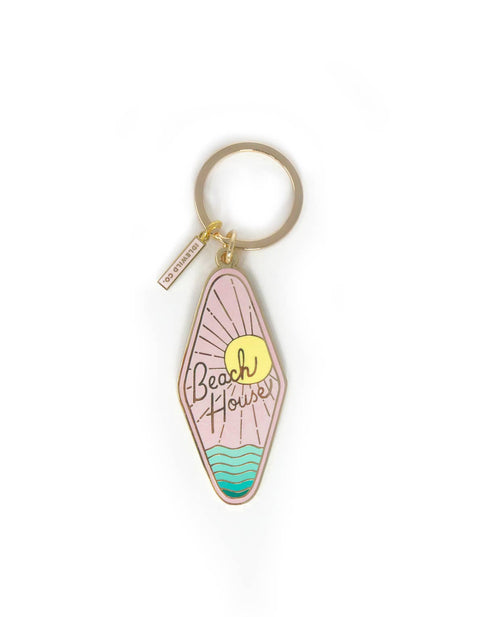 Beach House Keychain