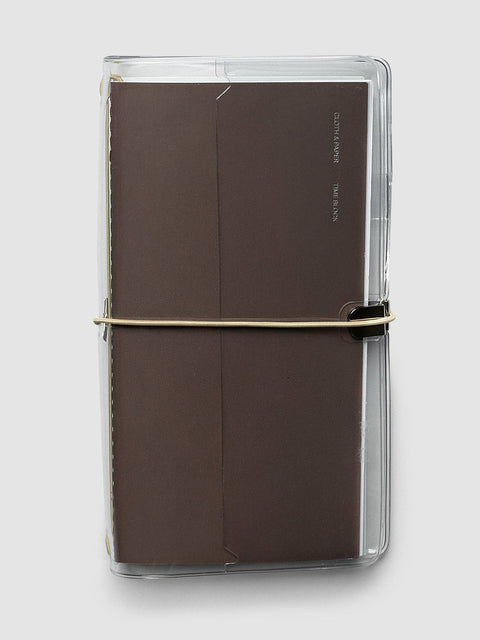 Clear Vinyl Travel Notebook Cover | A5 Slim