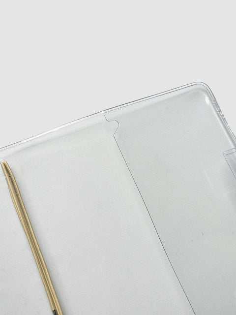 Clear Vinyl Travel Notebook Cover | A5 Slim