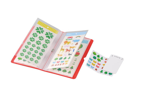 OTONA Sticker File Organizer: Red