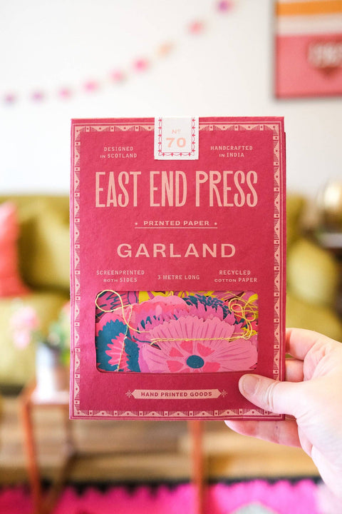 Garden Blooms Sewn Garland