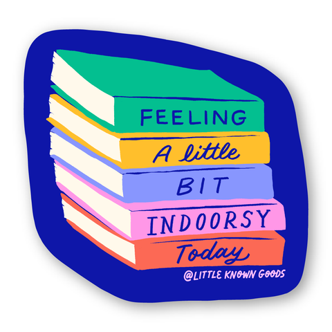 Indoorsy Stack of Books Sticker