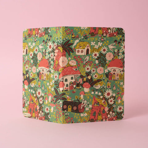 Gnome Village B6 Blank Notebook