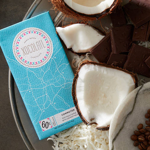 Xocolatl 60% dark chocolate w/ coconut milk & coffee