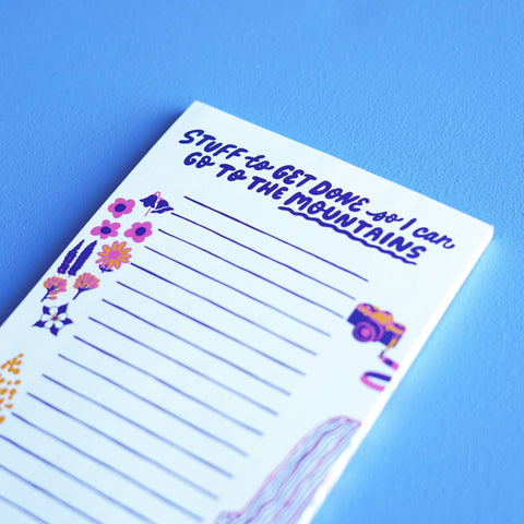 Mountains Notepad