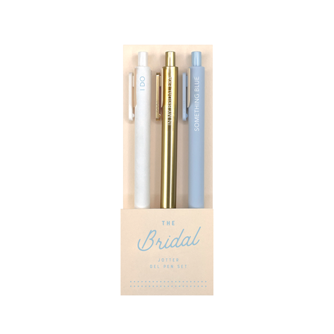 Bridal Jotter Gel Pen: Set of 3