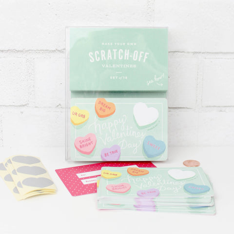 Scratch-off Valentines - Sweetheart