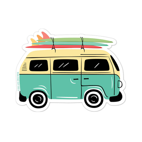 Van Surf Trip Sticker