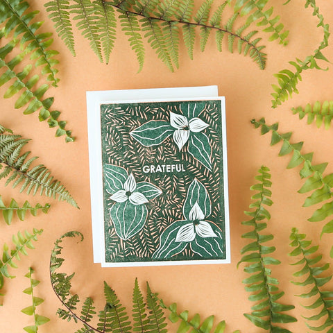 Grateful (Trillium) Card - Boxed Set of Six