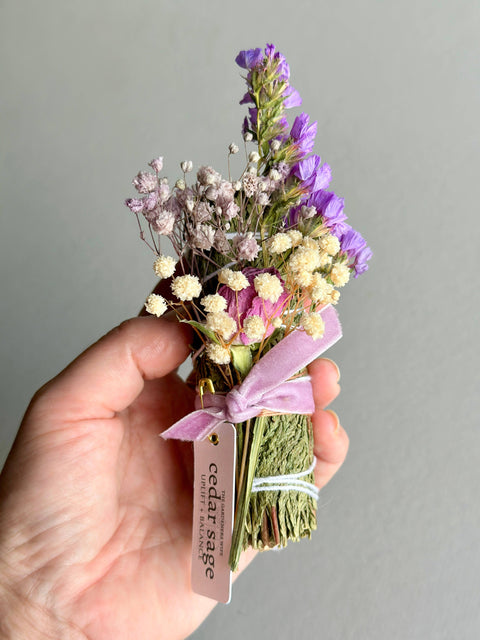 Uplift + Balance | Cedar Sage + Flowers