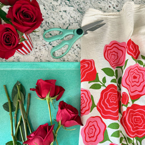 Flower Garden - Tea Towel Set of 2
