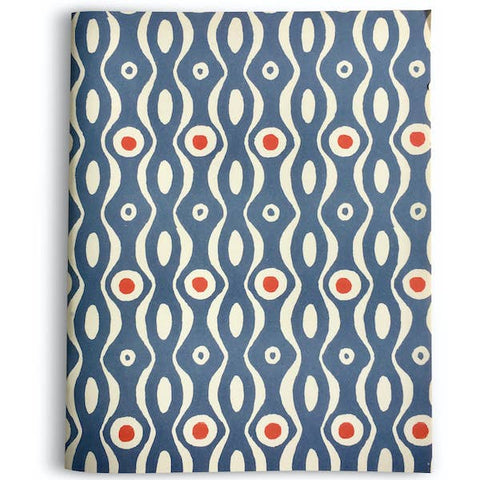Exercise Book Persephone cornflower and red