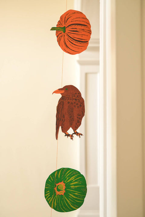 Pumpkin Sewn Garland