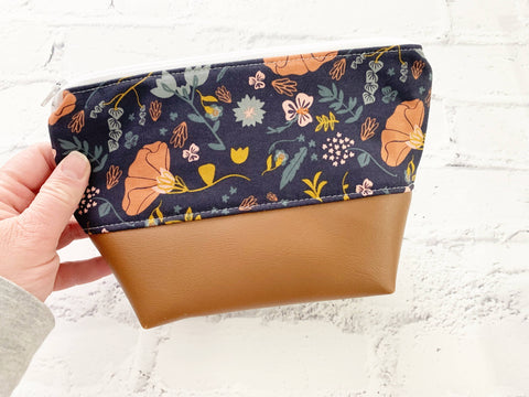 Make up bag, Zipper Pouch, Cosmetic Bag