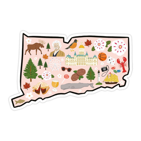 Connecticut Vinyl Sticker