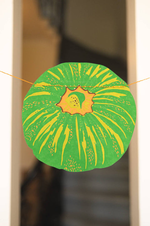 Pumpkin Sewn Garland
