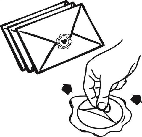 Christmas Adhesive Wax Seal Stickers 1 1/4" Multiple Colors