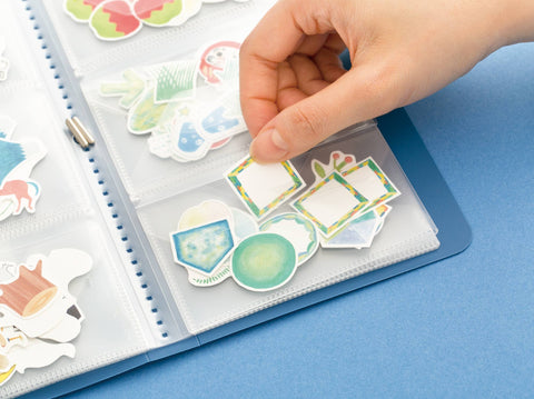 OTONA Sticker File Organizer: Light Blue