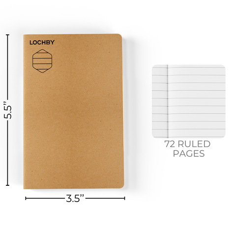LOCHBY - Pocket-size Ruled Notebook