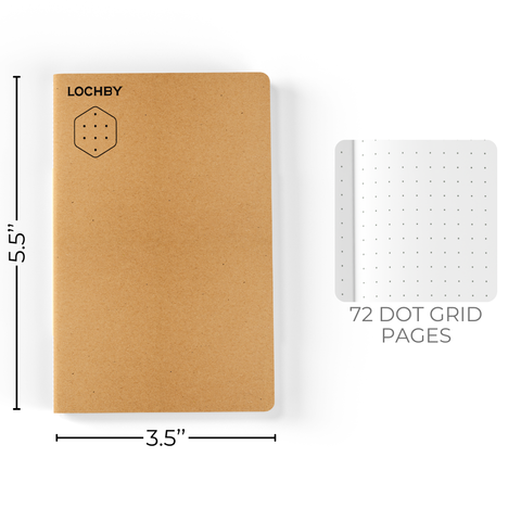 LOCHBY - Pocket-size Dot Grid Notebook