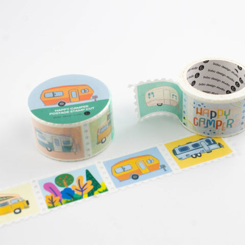 Happy Camper - Postage Stamp Washi Tape