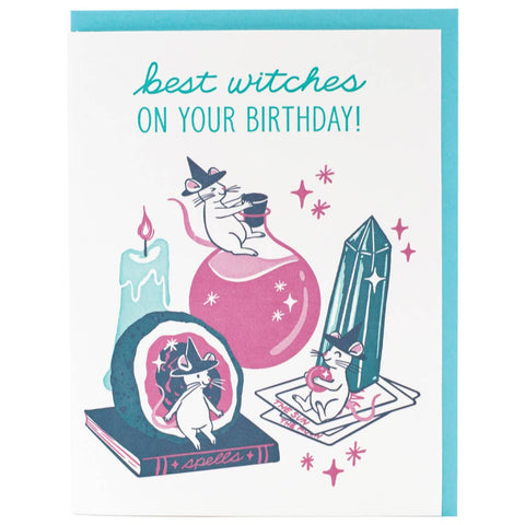 Magical Witches Birthday Card